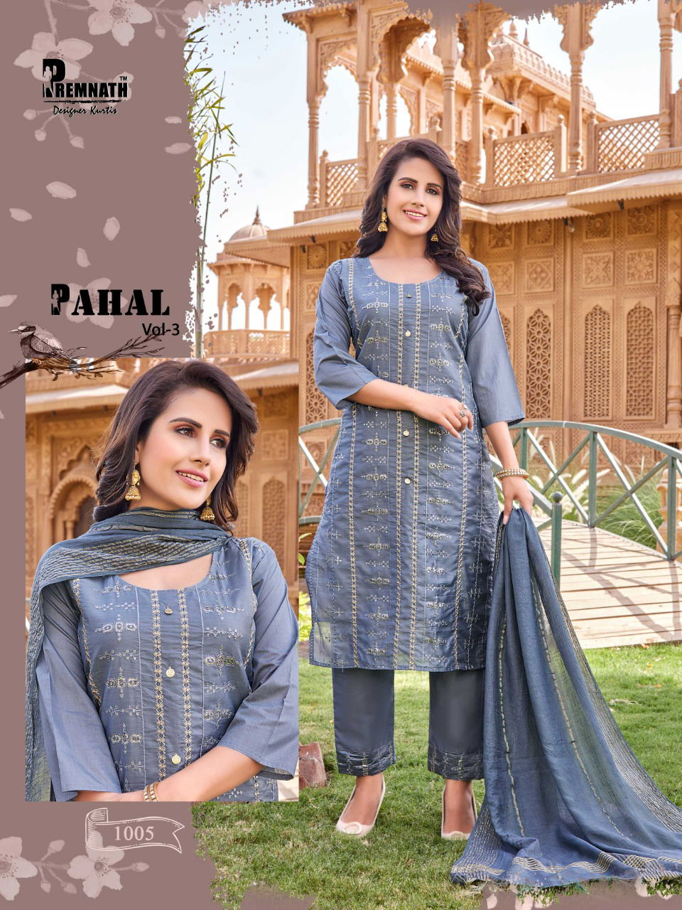 PAHAL 3 Fancy Ethnic Wear Designer Latest Kurti Bottom With Dupatta Collection